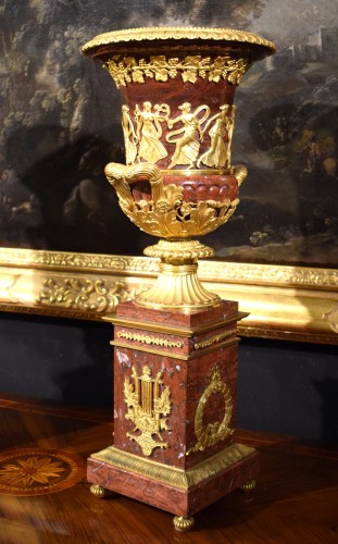 Antiquités - Paire de vases Médicis Empire - France, début XIXe siècle